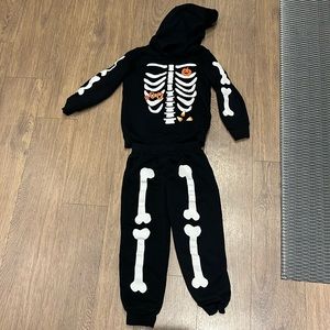 Kids Holloween Skeleton Matching Set